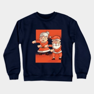 Mr & Mrs. Claus floss dance Crewneck Sweatshirt